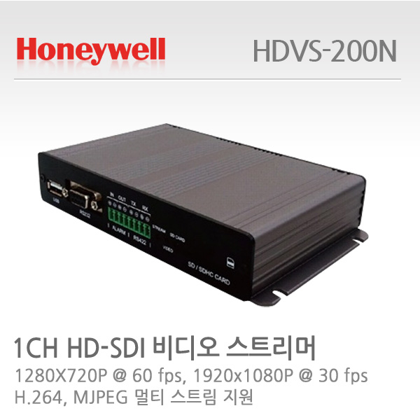 HD-SDI 하니웰 HDVS-200N(12TB) 1CH HD-SDI 비디오 스트리머