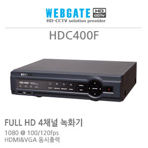 웹게이트 WDC2004F-E HD-SDI, AHD, SD 4채널 녹화기 HDD미포함