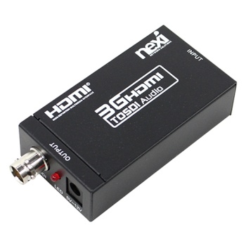 넥시 HDMI to SDI 컨버터, 오디오 지원 NX398 NX-HSC06